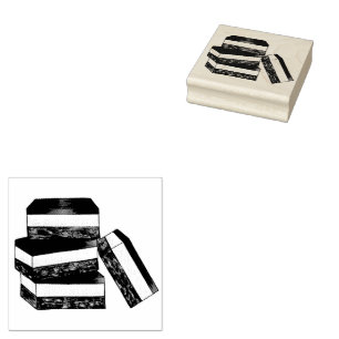 Sello De Caucho Canadiense Nanaimo Bar BC Canada Panadería Dessere