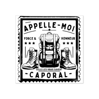 Sello De Caucho CAPORAL: Tampon Militaire