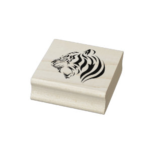 Sello De Caucho Cara del tigre