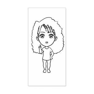 Sello De Caucho Caricatura de artesanía narrativa n3e2p7