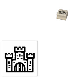 Sello De Caucho Castle Rubber Stamp