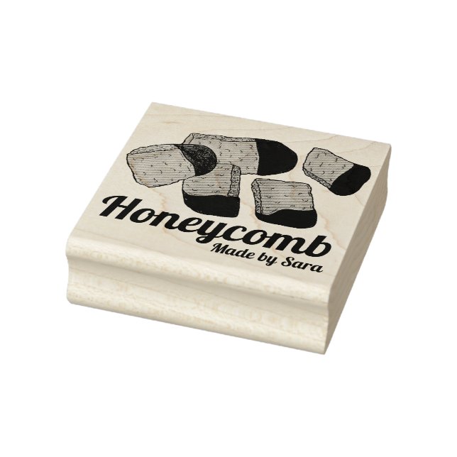 Sello De Caucho Cenicienta de esponja de Honeycomb británico Toffe (Sello)