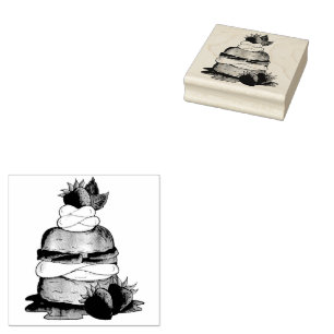 Sello De Caucho Cereza de fresa Tapón postre fresa fresas