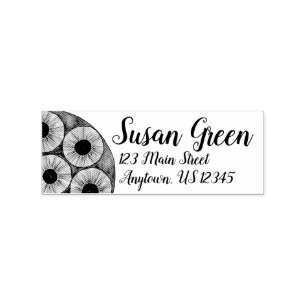 Sello De Caucho Cerezo de piña al revés pastelería