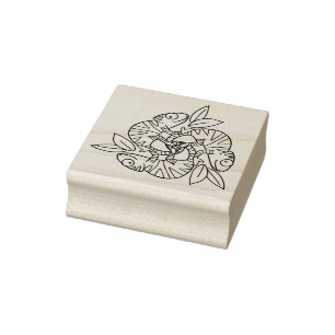 Sello De Caucho Chameleon Swirl