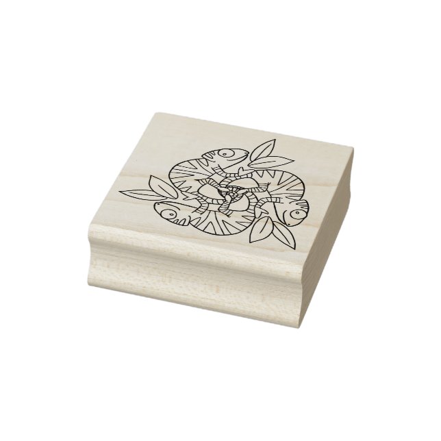 Sello De Caucho Chameleon Swirl (Sello)