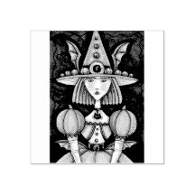 CHICA DE BAT DE TIRO, GÓTICO HALLOWEEN GOMA DE GOM