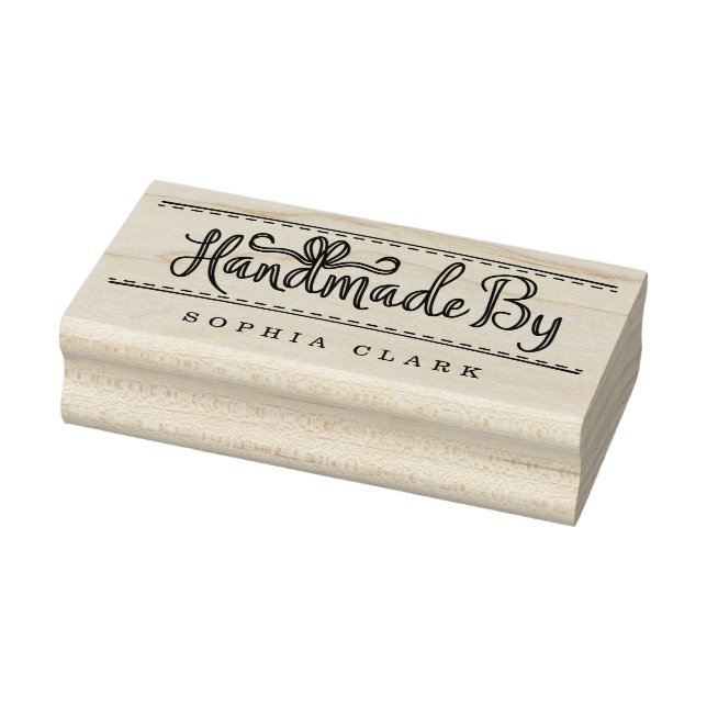 Sello De Caucho Cinta artesanal y sastre de costura (Sello)