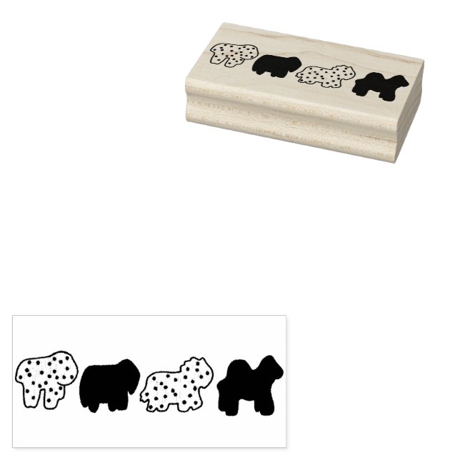 Sello De Caucho Círculo de cumpleaños Carnaval Zoológico de Cookie (Sellado)