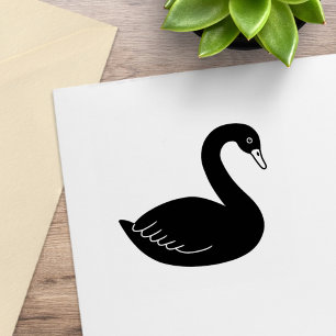Sello De Caucho Cisne negro