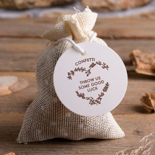 Sello De Caucho Cita Boda de Wildflowers Heart Toss Petals