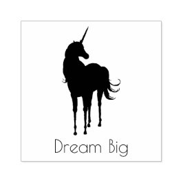 Sello De Caucho Cita personalizada Unicornio