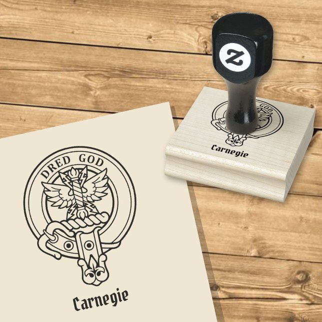Sello De Caucho Clan Carnegie Escudo (Subido por el creador)