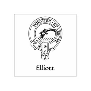 Sello De Caucho Clan Elliott Escudo