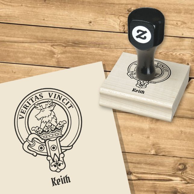 Sello De Caucho Clan Keith Escudo Rubber Stamp (Subido por el creador)