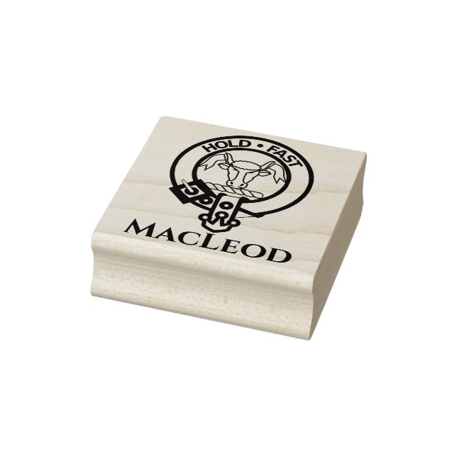 Sello De Caucho Clan MacLeod Scottish Inkstamp (Sello)