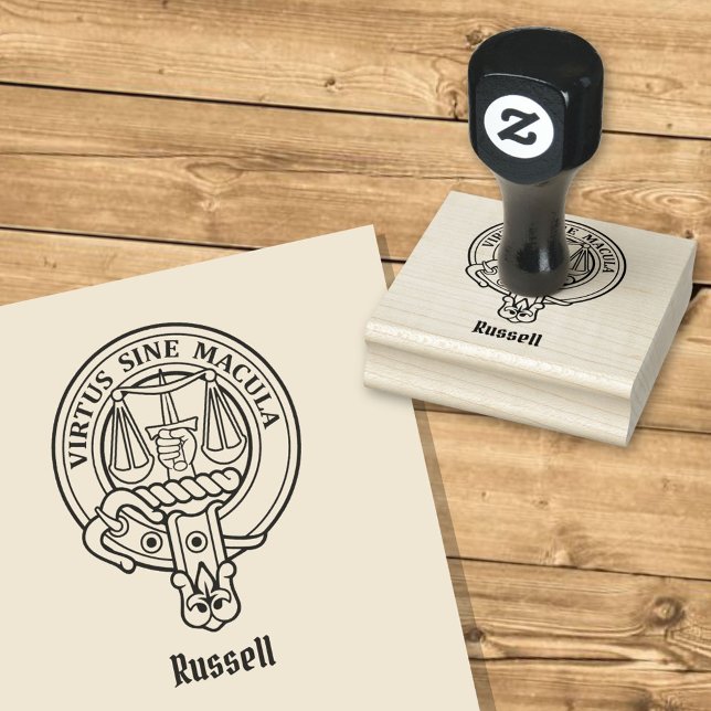 Sello De Caucho Clan Russell Crest (Subido por el creador)