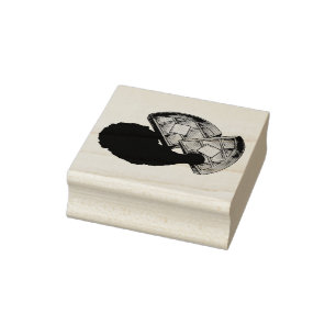 Sello De Caucho Clásica comida del Alma frita pollo frito y Waffle