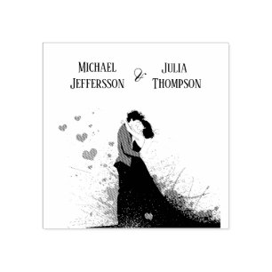 Sello De Caucho Clásico de inspiración francesa La Dolce Vita de l