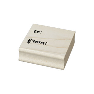 Sello De Caucho Clásico Desde y hacia