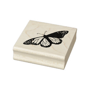 Sello De Caucho Clíparte de mariposa colorida