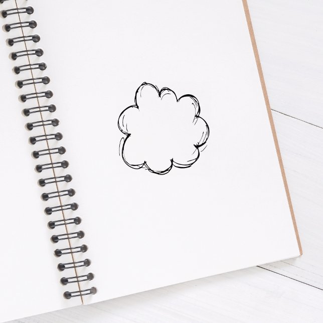 Sello De Caucho Cloud Journal (Subido por el creador)