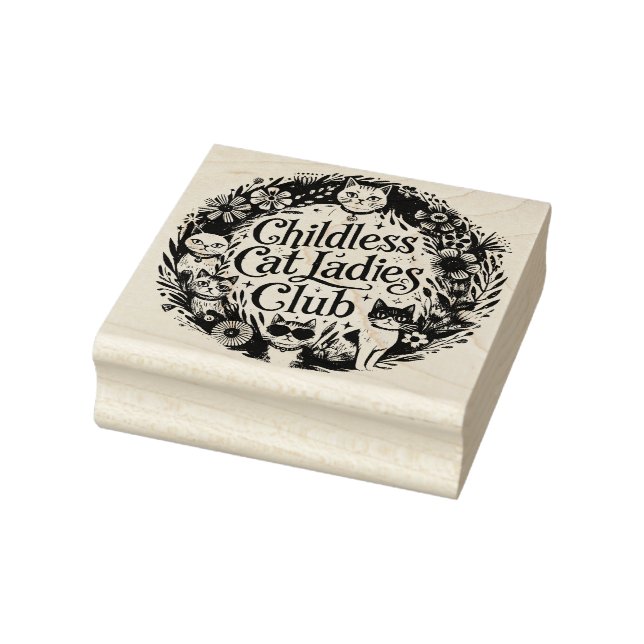 Sello De Caucho Club Infantil Cat Ladies (Sello)