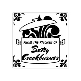 Sello De Caucho Cocina de aromas al vapor de la cocina