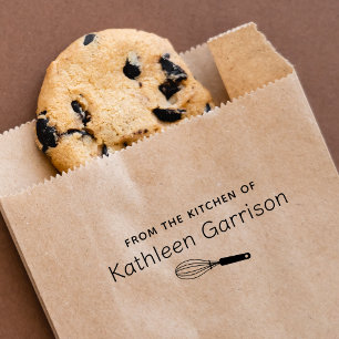 Sello De Caucho Cocina Personalizada de Repostería con Batidor