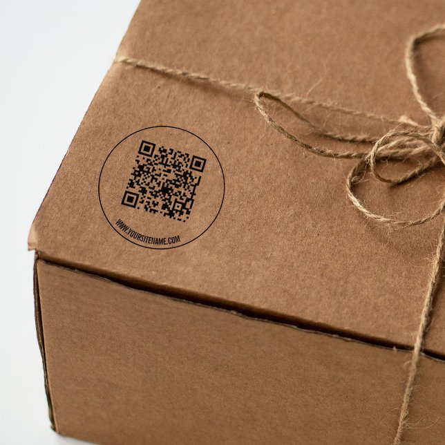 Sello De Caucho Código QR moderno (Subido por el creador)