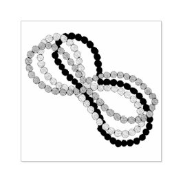 Sello De Caucho Collar de collares Mardi Gras Strand New Orleans N