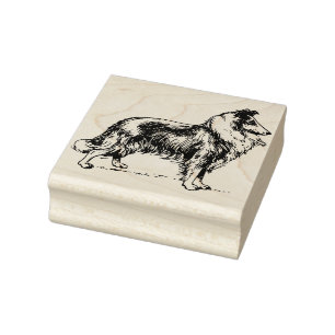 Sello De Caucho Collie