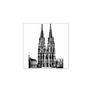 Sello De Caucho Cologne cathedral 1911 - habitante de colonia
