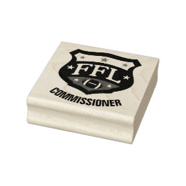 Sello De Caucho Comisario de FFL — Logo de FFL