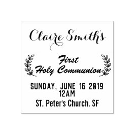 Sello De Caucho communion stamp