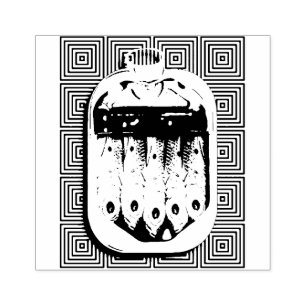 Sello De Caucho Como las sardinas en una poder