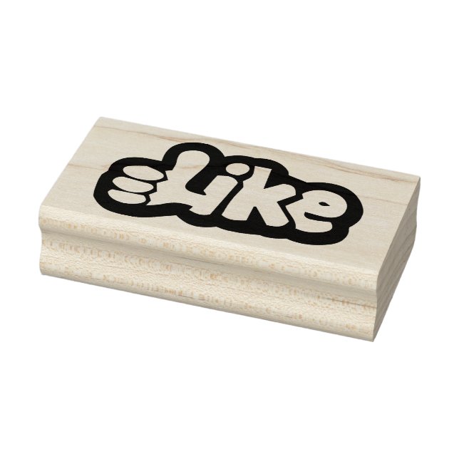 Sello De Caucho Como Thumbup Rubber Art Stamp (Sello)