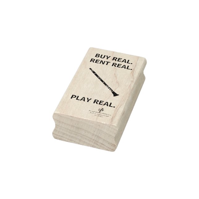 Sello De Caucho Compra Real Clarinet Musical Instrumental Tech (Sello)