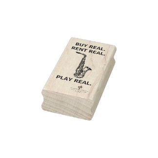 Sello De Caucho Comprar Real Alto Sax Musical Instrumental Tech