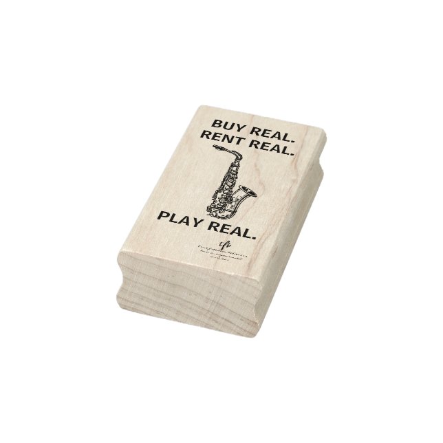 Sello De Caucho Comprar Real Alto Sax Musical Instrumental Tech (Sello)