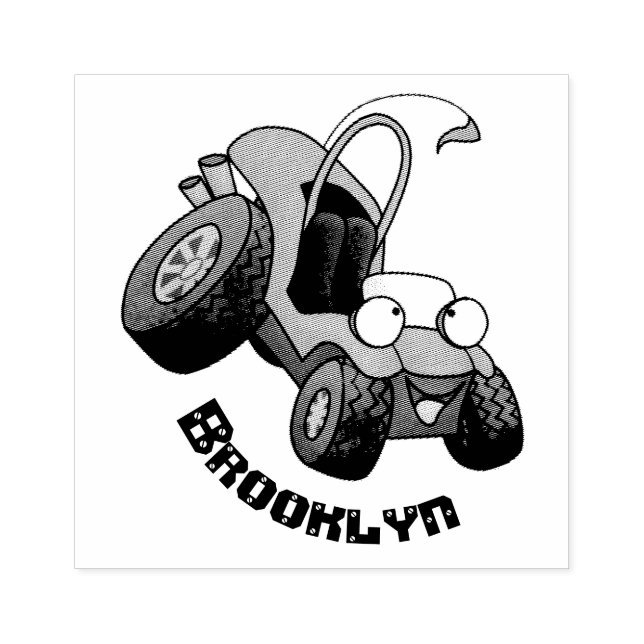 Sello De Caucho Cómprate dune buggy fuera del personalizado del ve (Impresión)