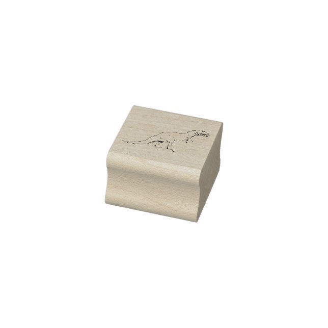 Sello de caucho con Tyrannosauro vintage (Sello)