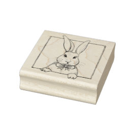 Sello De Caucho Conejo de Pascua Lindo Conejo Scrapbooking Journal