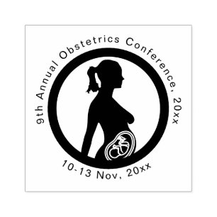Sello De Caucho Conferencia médica de obstetricia y ginecología