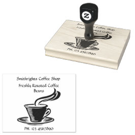 Sello De Caucho Copa Coffee Shop 4x5