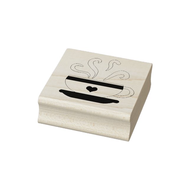 Sello De Caucho Copa de café (Sello)