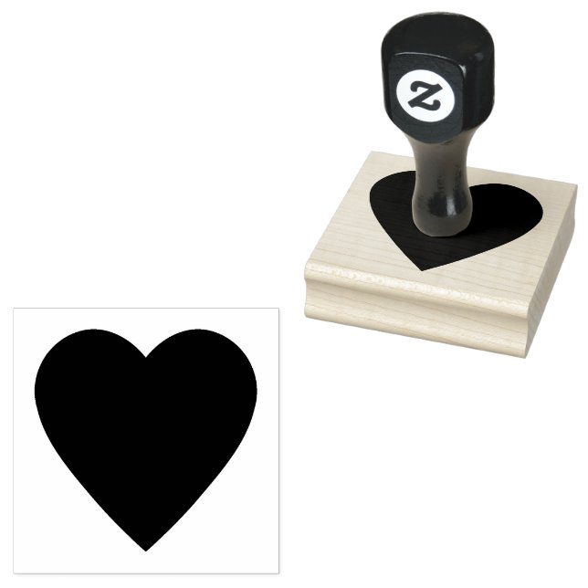 Sello De Caucho Corazón (Sellado)
