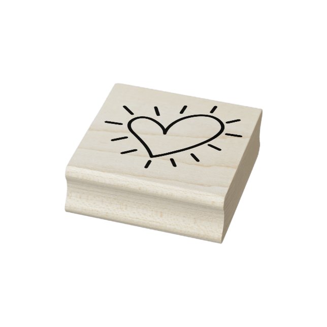 Sello De Caucho Corazón (Sello)