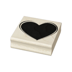 Sello De Caucho Corazón