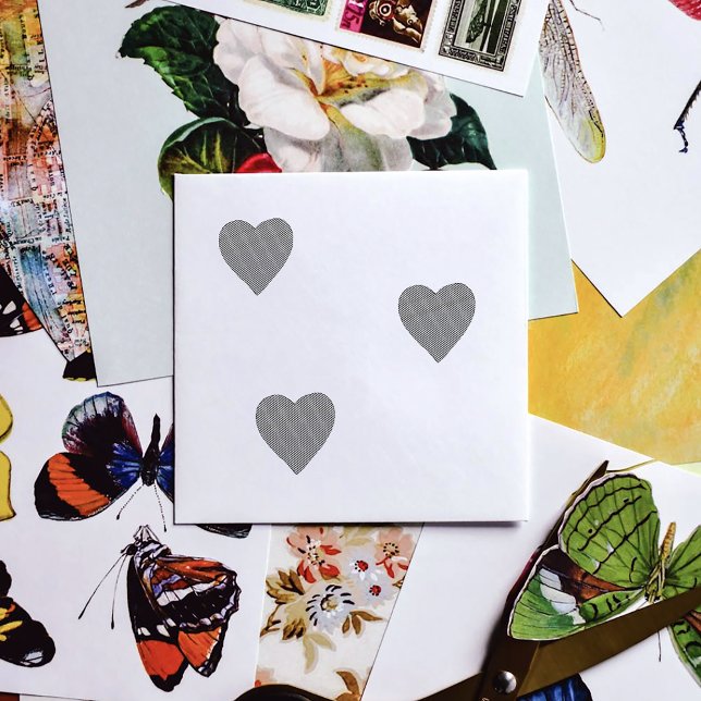 Sello De Caucho Corazón de amor rojo (Subido por el creador)